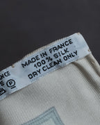 "HERMES" Petit Carre 45 LES TUILERIES silk scarf