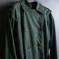 "BURBERRYS" Military detail oversized belted trench coat