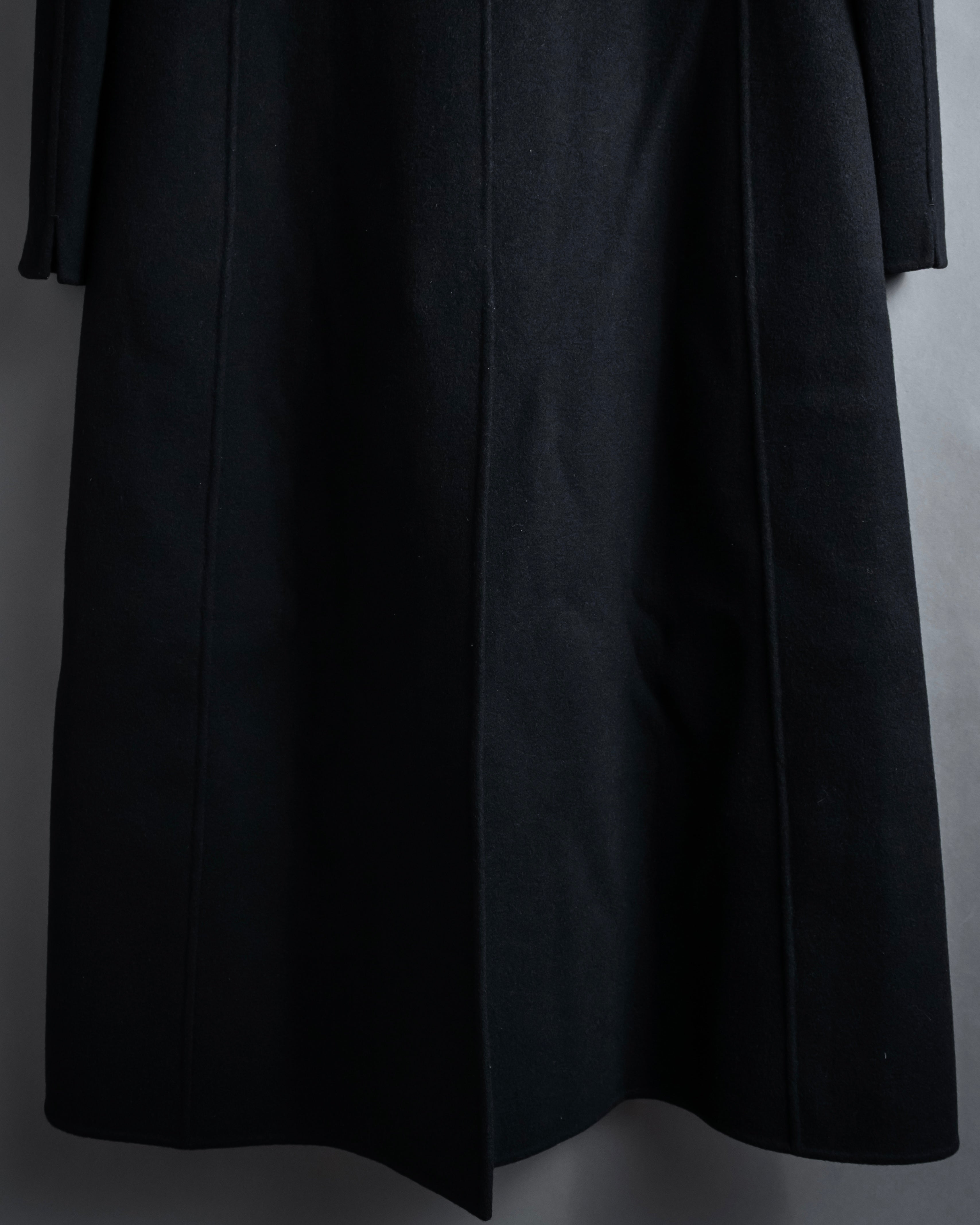 "S Max Mara" 21AW Structured double-breasted long chester coat