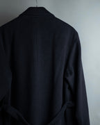 "VALENTINO" Double-breasted belted chester coat