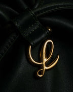 "LOEWE" Anton series drawstringsleather shoulder bag