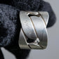 "GUCCI" Braided twisted chain motif silver 925 ring