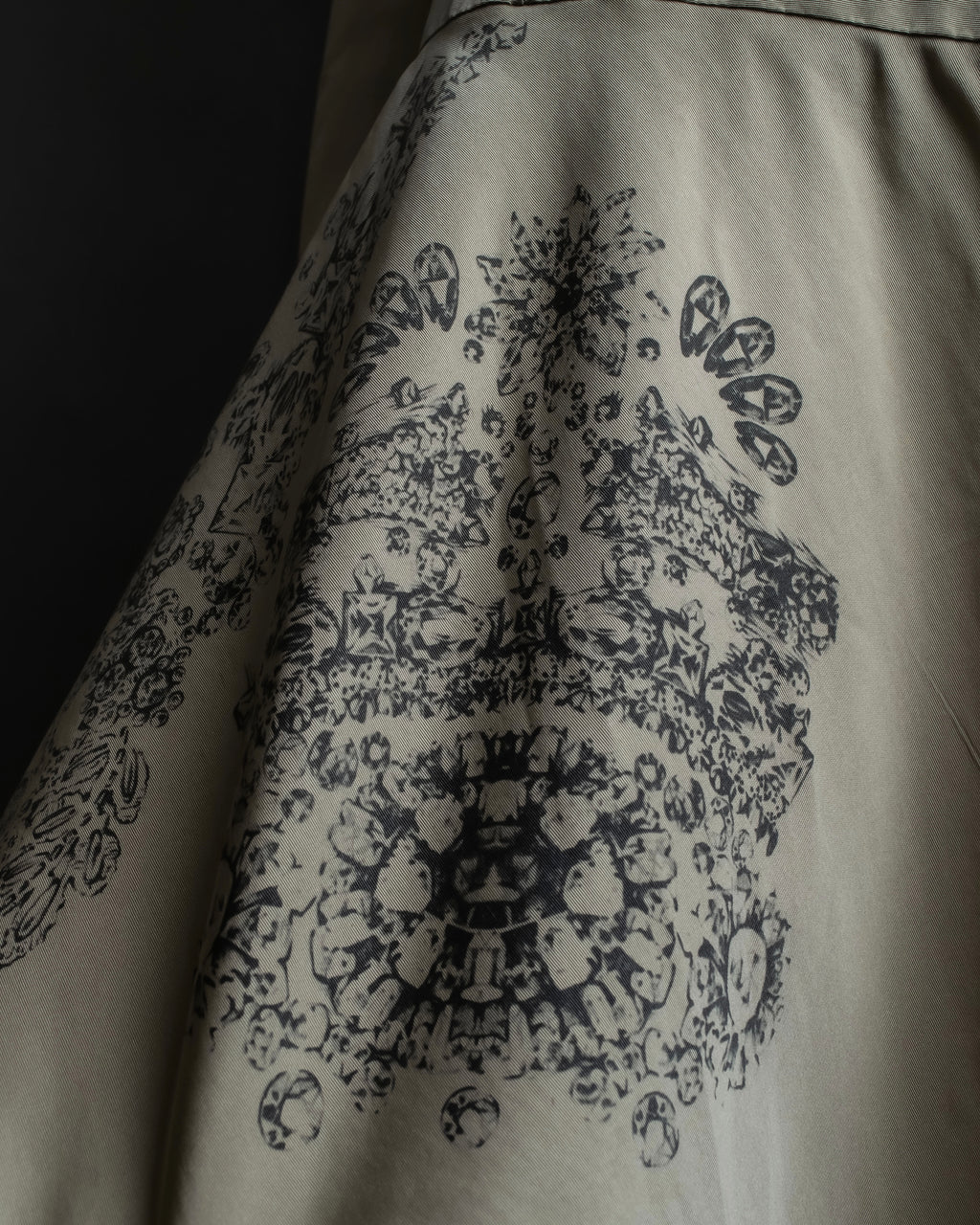 "RED VALENTINO" Baroque print sleeveless dress