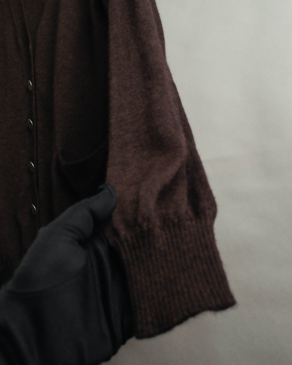 -SPECIAL- “HERMES” 00’s Cashmere cardigan and sleeveless knit twin set