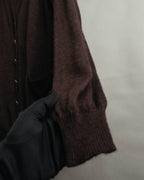 -SPECIAL- “HERMES” 00’s Cashmere cardigan and sleeveless knit twin set