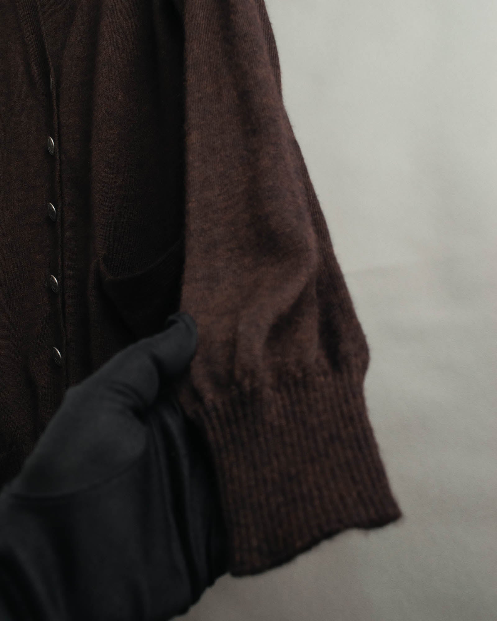 -SPECIAL- “HERMES” 00’s Cashmere cardigan and sleeveless knit twin set