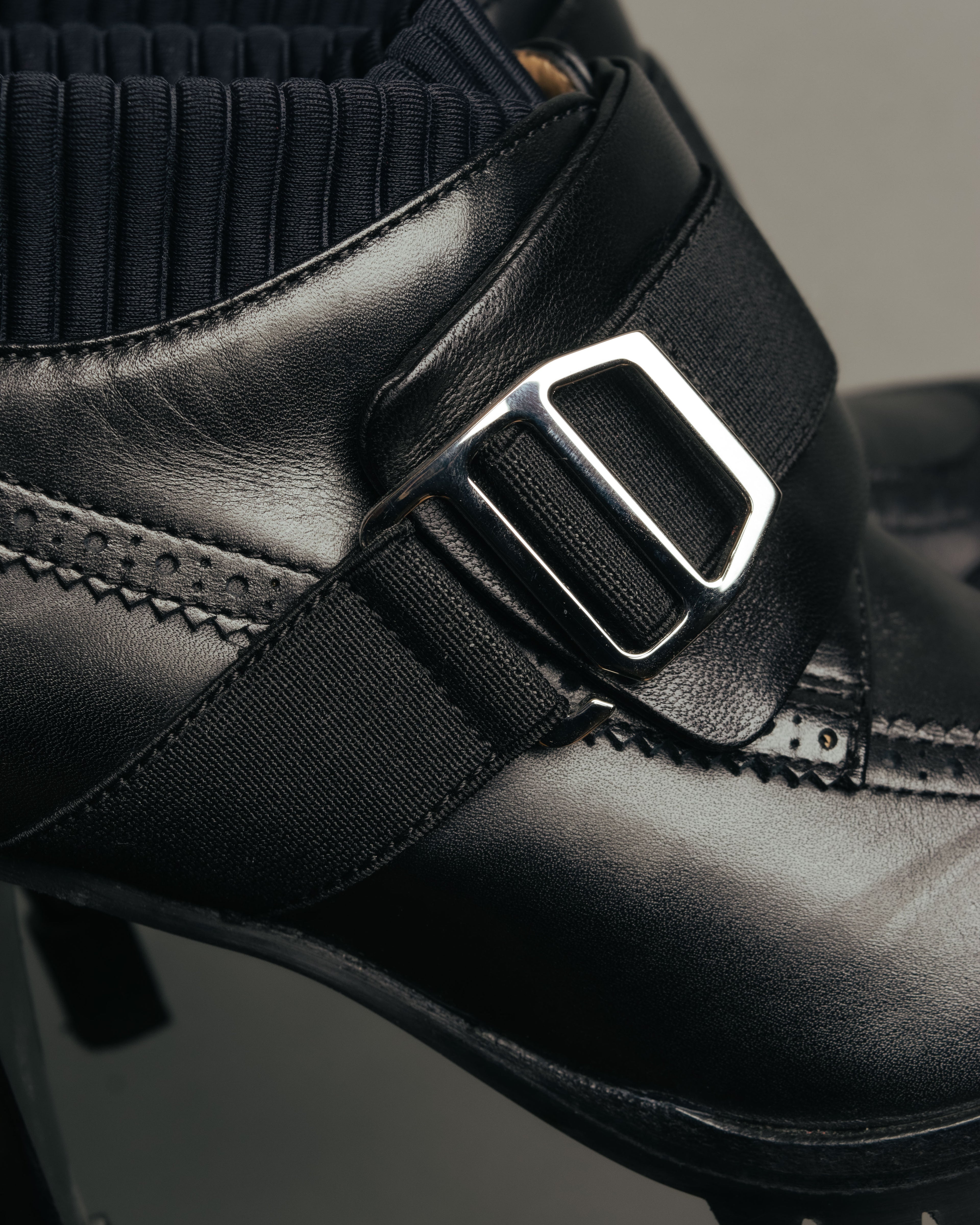 “HERMÈS” 2017-2022 Aw hybrid brogue sock ankle boots