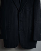 "HERMES" 90’s cashmere blend heritage vip limited tailored jacket