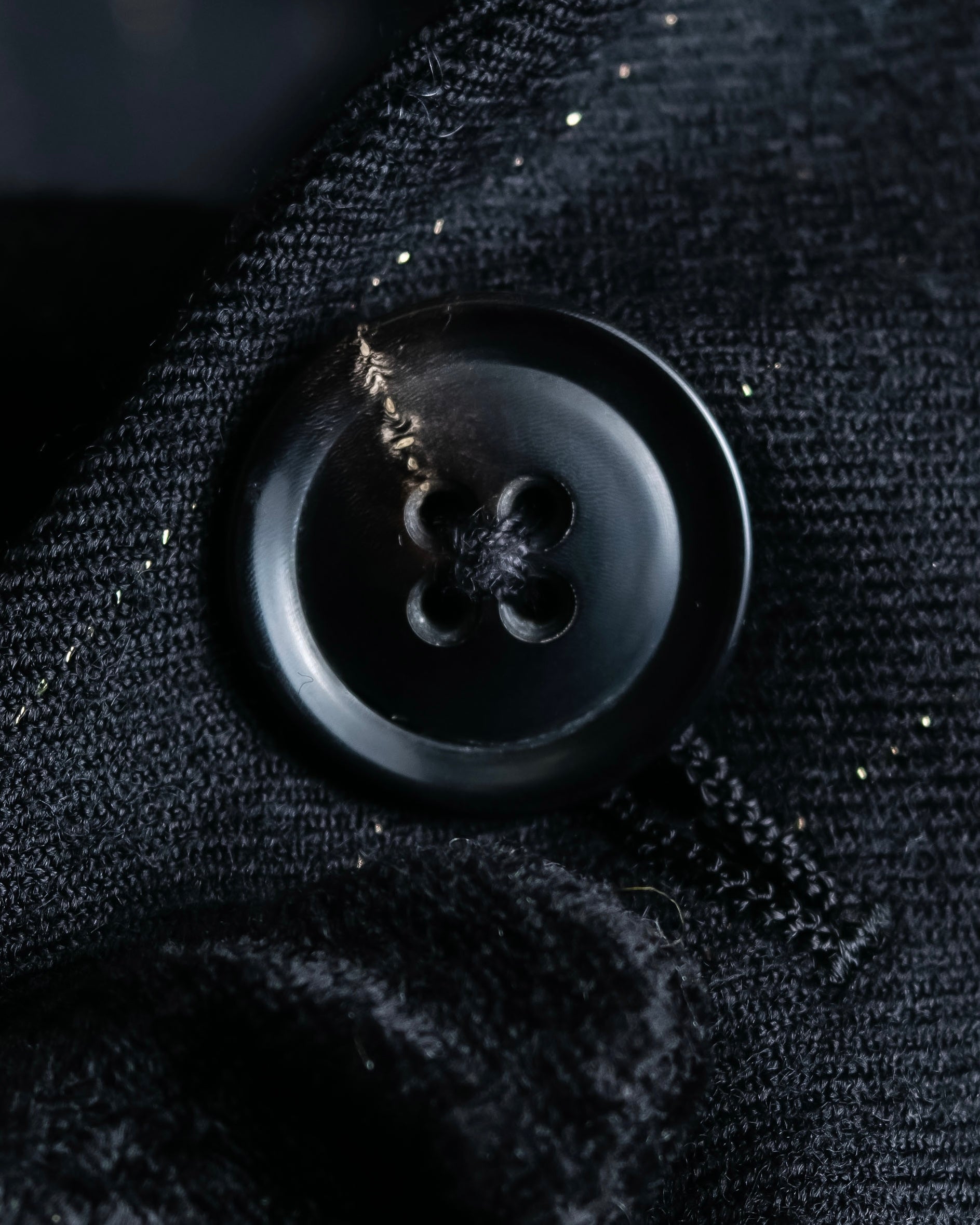 "PAUL SMITH" Peaked lapel tailored jacket and tapered slacks in glittery striped pattern set up