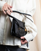 "Salvatore Ferragamo" Key-shaped Gancini motif design leather bag