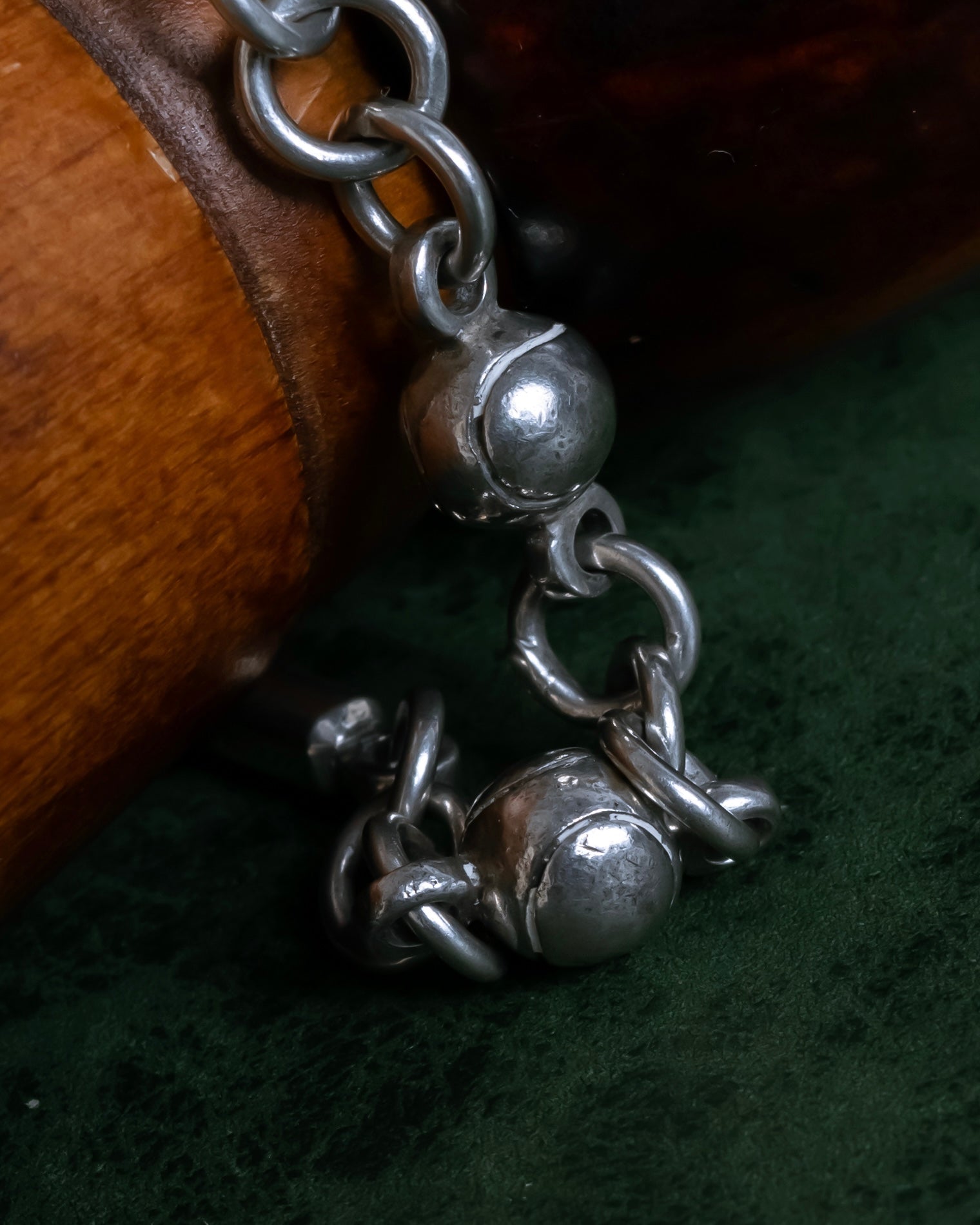 "GUCCI" Tennis racket motif silver bracelet