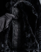 -SPECIAL- "FENDI" 90s Karl Lagerfeld-era lattice fur cape