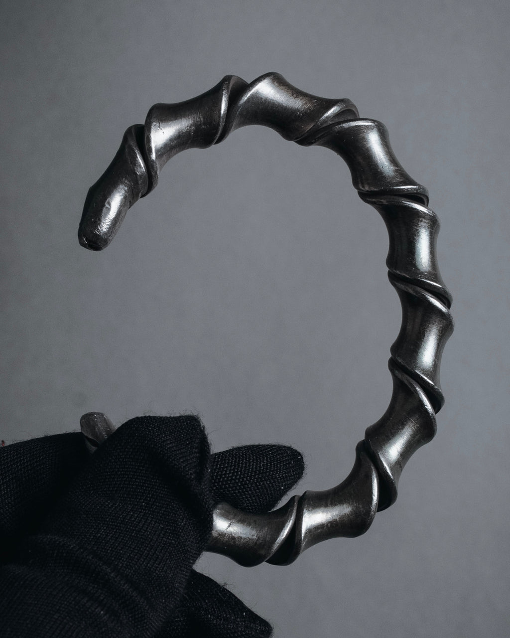 "Vintage Karen tribe silver bangle"