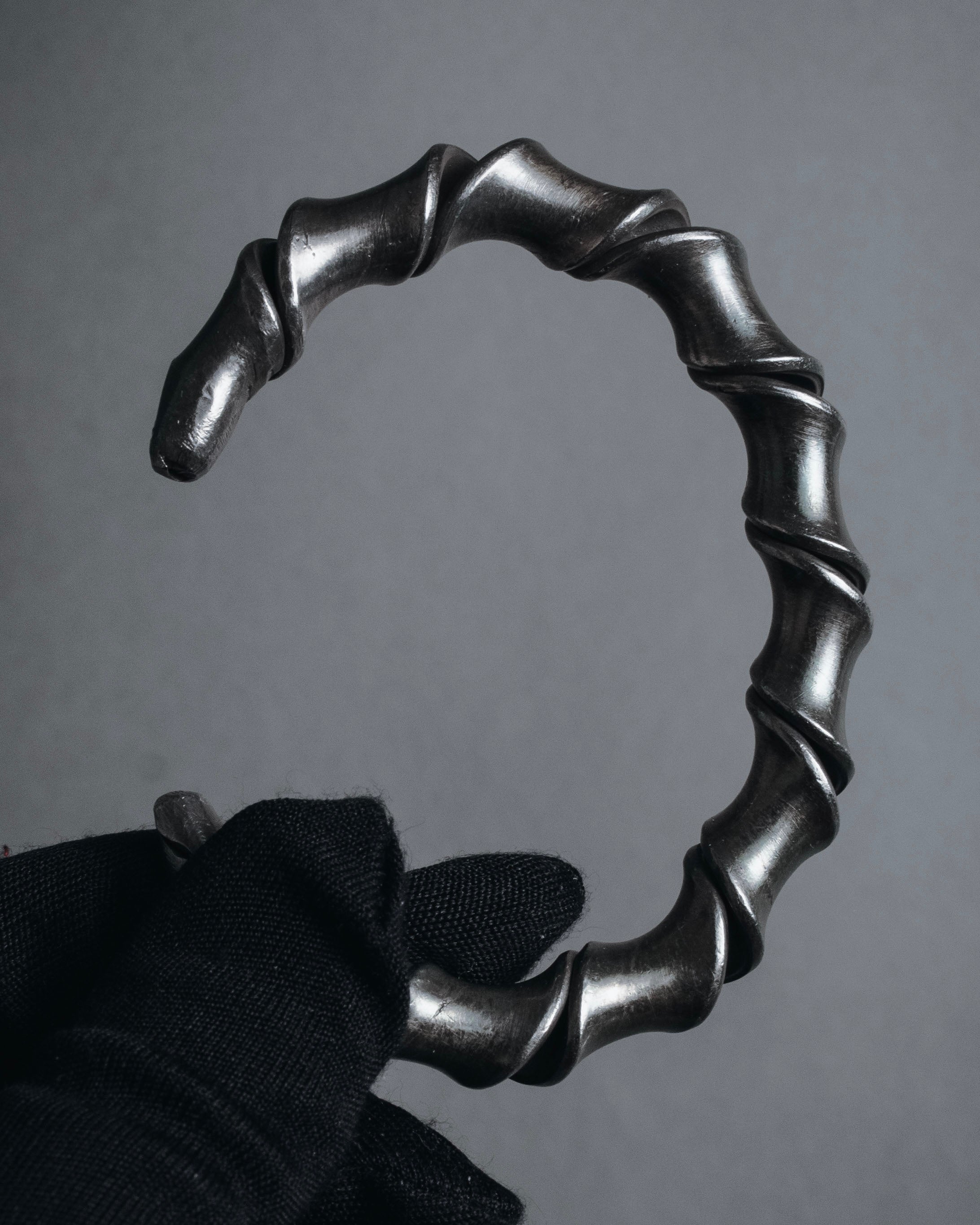 "Vintage Karen tribe silver bangle"