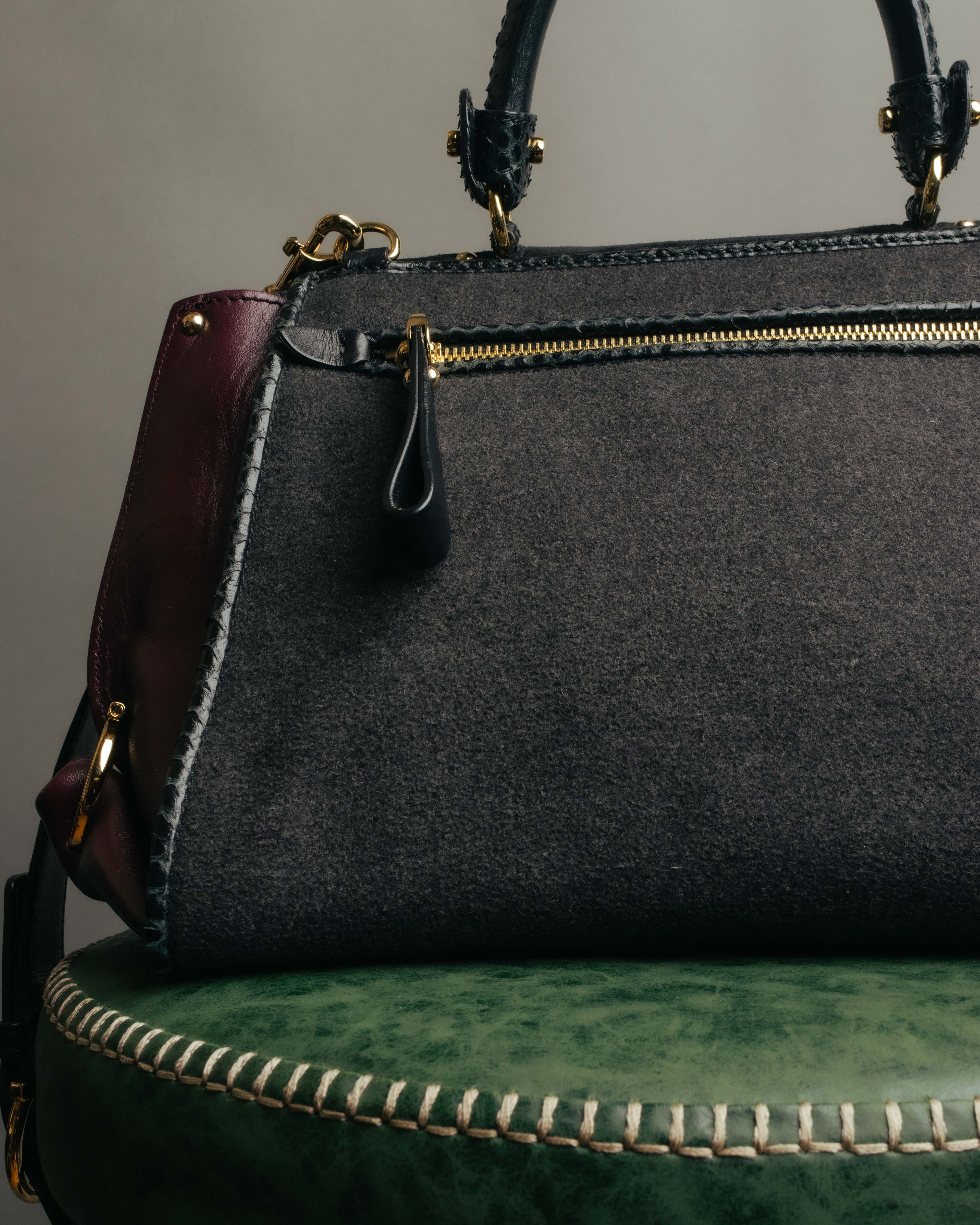 -SPECIAL- “Salvatore Ferragamo” 2019-21 Mixed material Sofia top handle bag