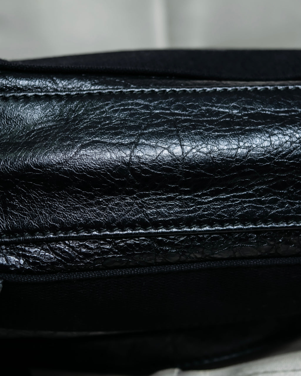 “Balenciaga”  navy cavas xs hand bag