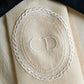 "Christian Dior" 100% silk emblem engraved cleric shirt