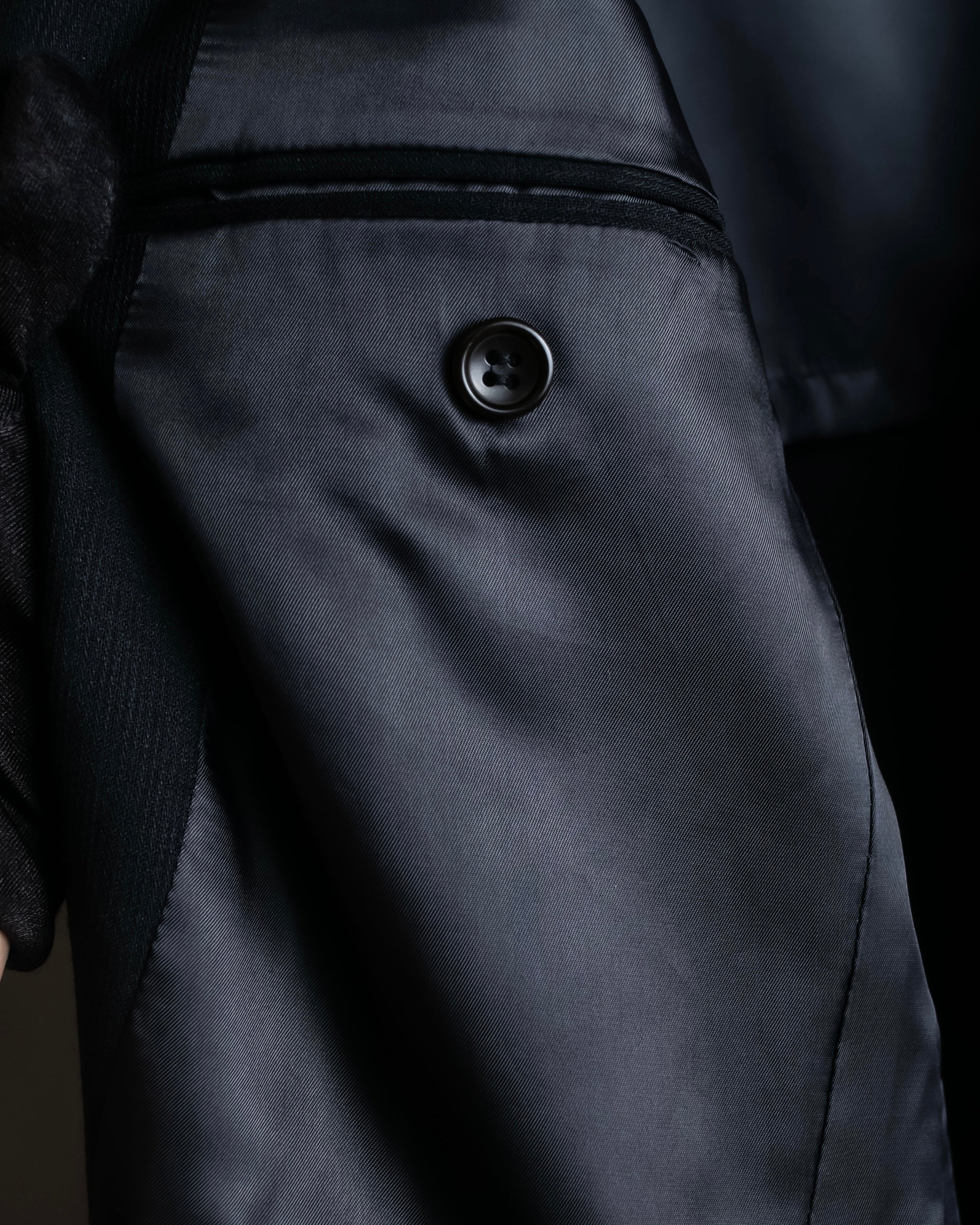 "KENZO" Classic detail black tailored jacket