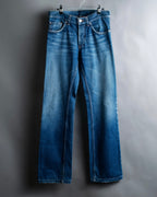 "PRADA" Vintage style three dimensional cut jeans