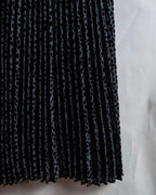 "EMPORIO ARMANI" Velvet dot beautiful pleated dress