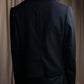 "Y's" Chain fastening design peak lapel short length tailored jacket