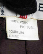 "CELINE" Horse tack motif metal fittings design suede vest