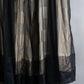 "LOUIS VUITTON" Tulle docking gather mid length skirt