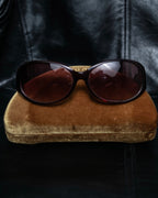 "Miu Miu" reddish brown sporty sunglasses