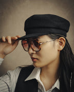 -SPECIAL- “HERMES” 2022-2023 La Parisienne patch cashmere Deauville cap