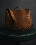 "MARNI" 2010’s-20’s studded leather shoulder bag