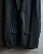 "POLO Ralph Lauren" Herringbone weave charcoal gray tailored jacket