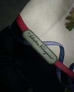 “Salvatore Ferragamo” 90’s Harvest still life silk scarf