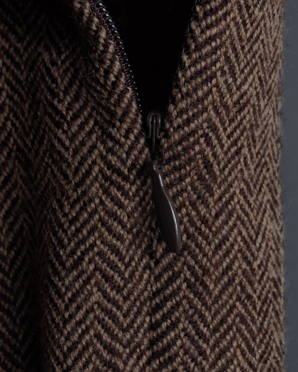 "FENDI" Velvet switching design herringbone set up