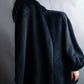 "DIOR" Cape docking fluffy mid length coat