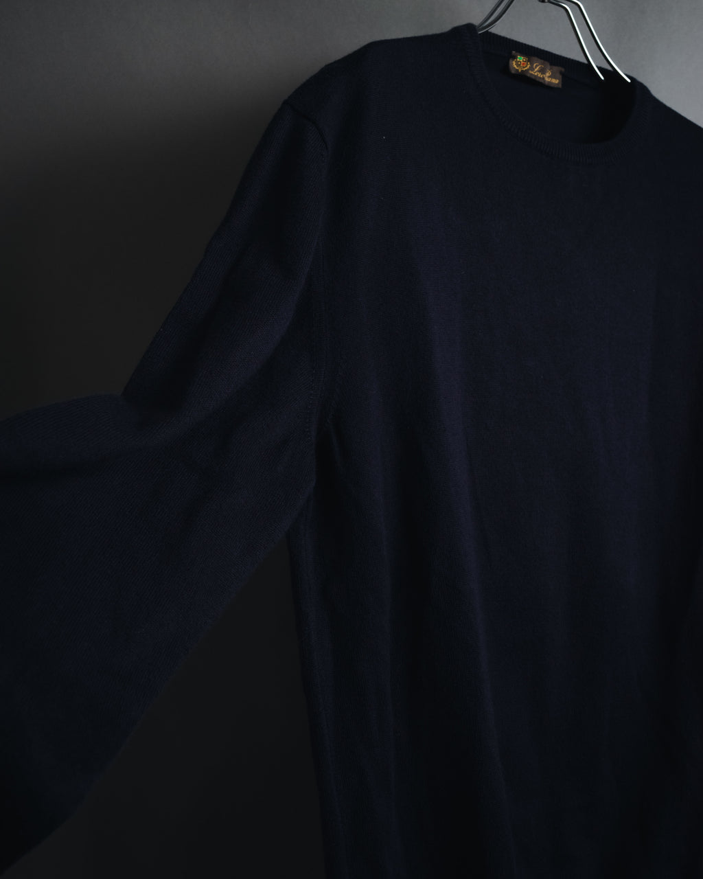 "Loro Piana" Refined high-gauge cotton crewneck knit