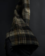 "GUCCI" Brushed check pattern tapered pants