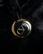 -SPECIAL- “VALENTINO” 1988–1992 SAGA Mink Shawl Collar Coat