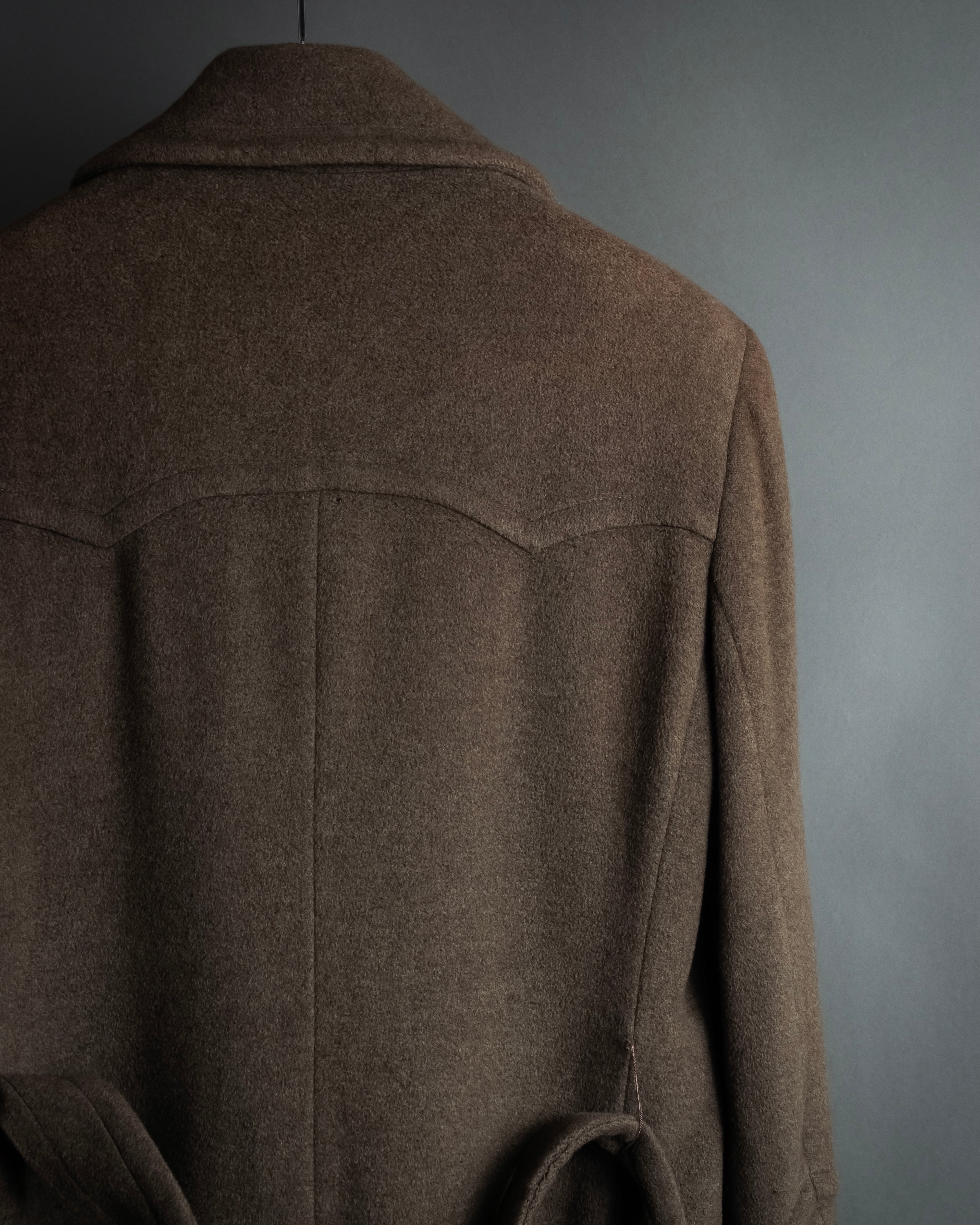 -SPECIAL- “GUCCI × ZAMASPORT” 1989–1994 Double Breasted Long Coat