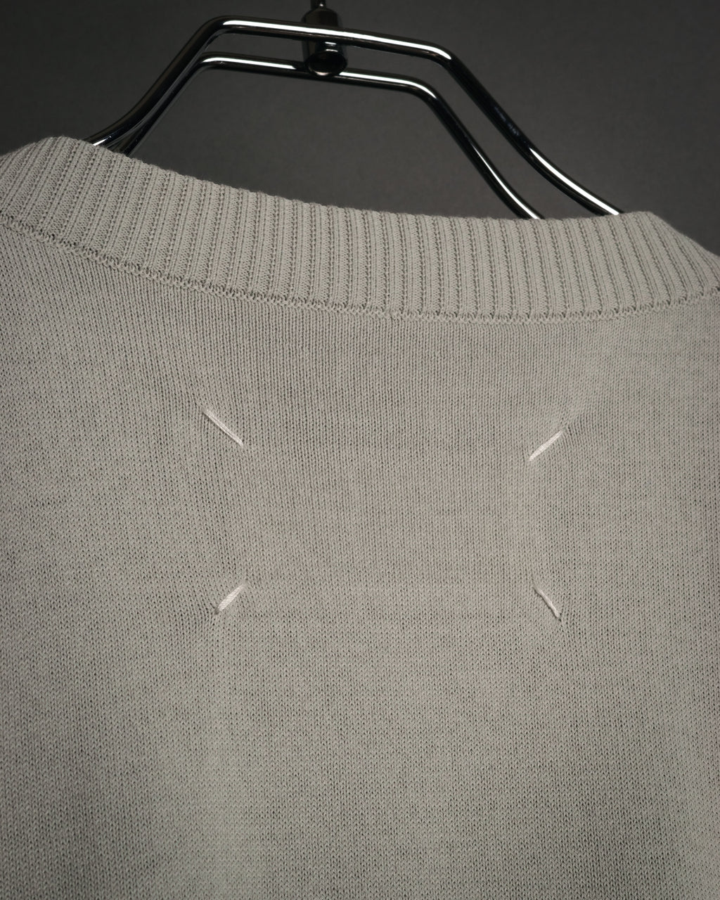 “Maison Margiela” 2015SS deconstructed cape knit top
