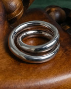"HERMES" Vertige polished silver 925 ring