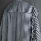 "GIVENCHY" Asymmetrical stripe pattern different thicknesses shirt