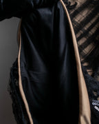 "TADASHI SHOJI" Lace docking sequin design sleeveless long dress