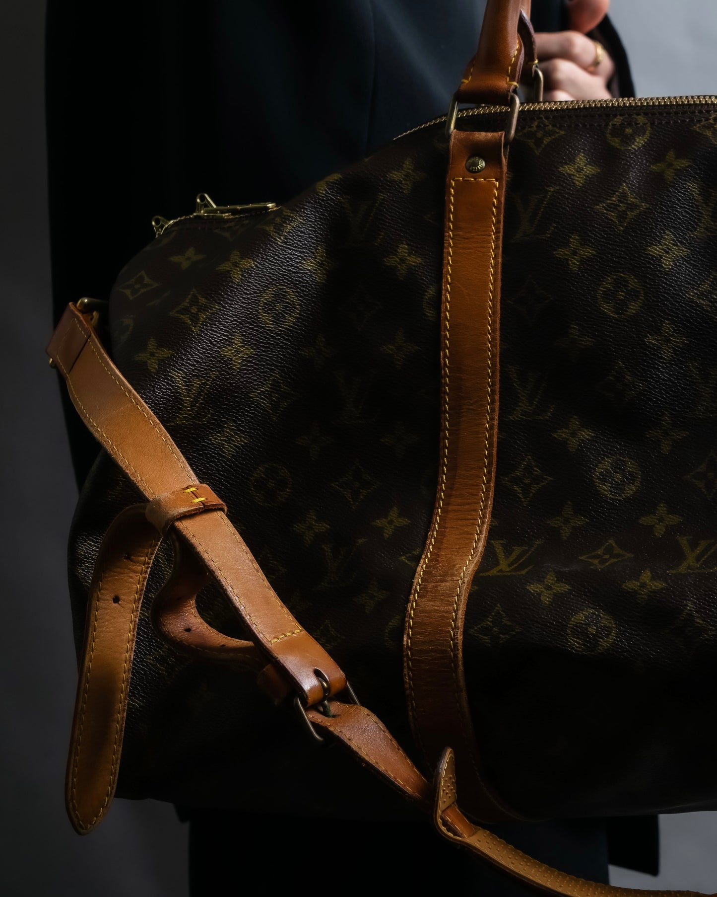 "LOUIS VUITTON" Keepall 50 monogram pattern boston bag