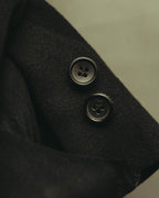 –SPECIAL– “GUCCI” 90’s Tom Ford era concealed-front wool long chester coat