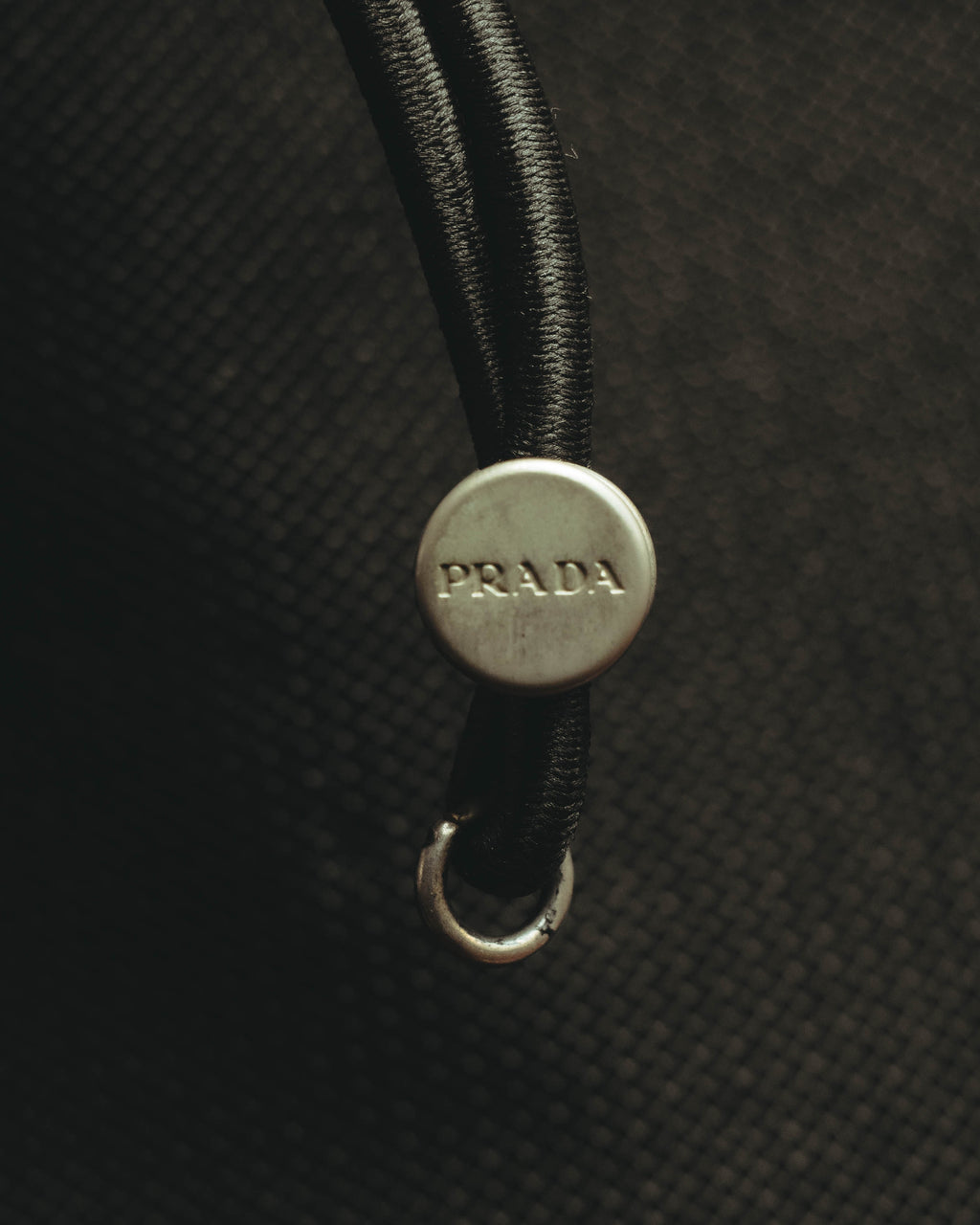 “PRADA” 90’s-00’s Nylon and leather flap messenger bag