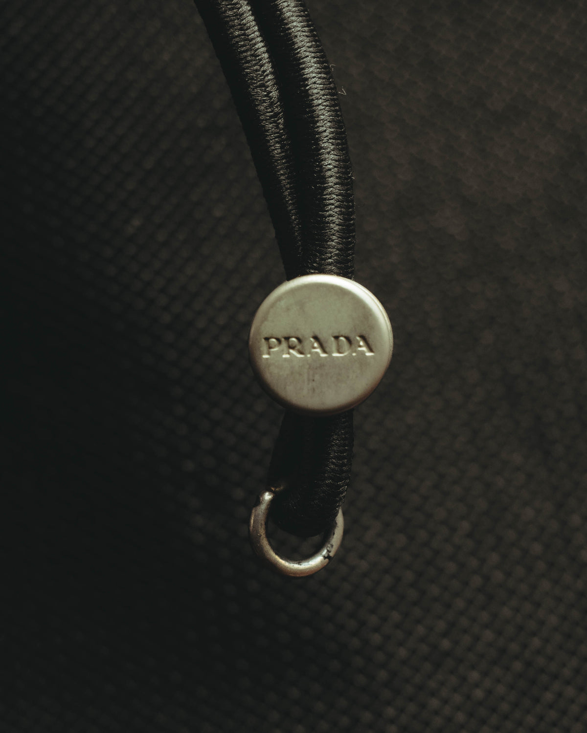“PRADA” 90’s-00’s Nylon and leather flap messenger bag
