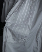 "CHANEL" 96's Spring collection tuck pleats shirt