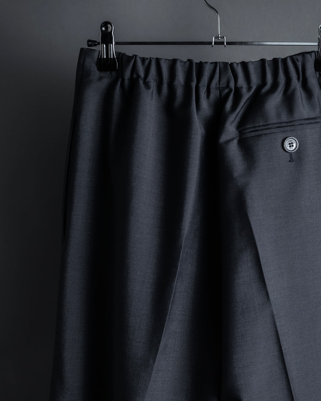 "Acne Studios" Button fly design wide straight slacks