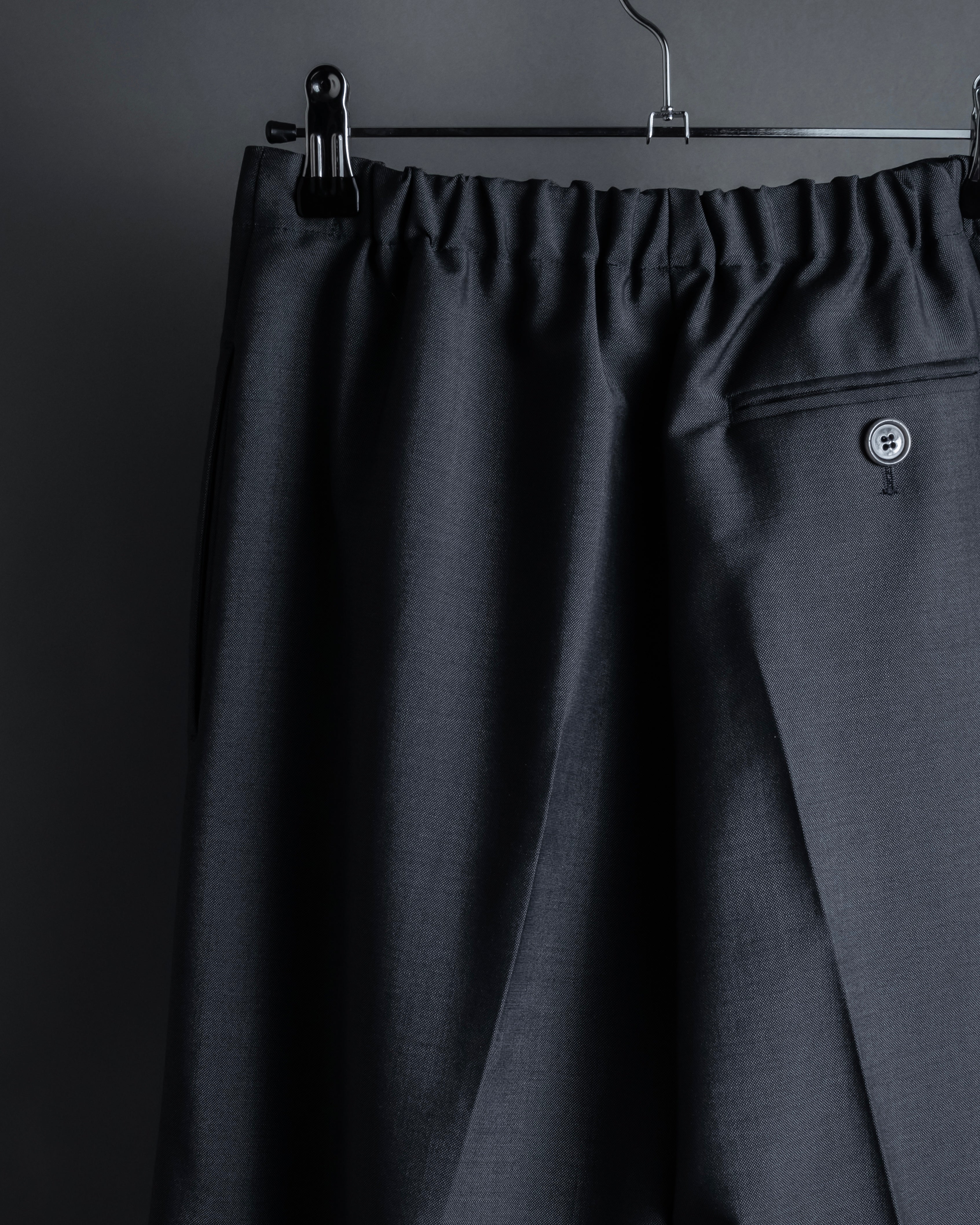 "Acne Studios" Button fly design wide straight slacks