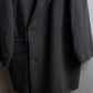 "CHRISTIAN DIOR MONSIEUR" Large lapel cashmere blend oversized mid length coat